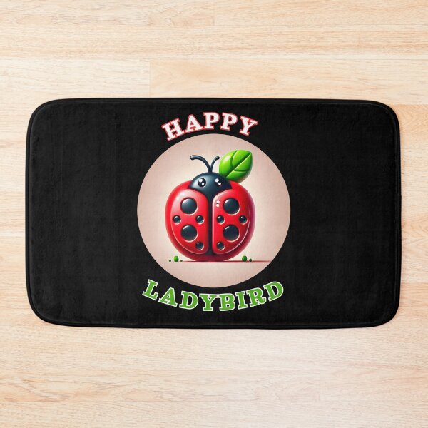 Item preview, Happy Ladybird Bug Red Apple Spring designed and sold by Maggie Mustard.