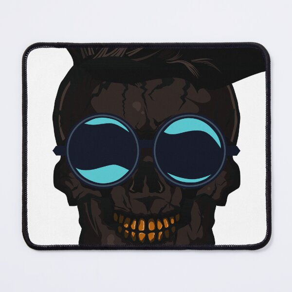 Item preview, skull round sunglasses skull hipster hair punk fantasy designed and sold by Achille3777.