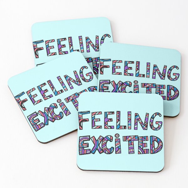 Item preview, Feeling excited designed and sold by SpectrumShine.