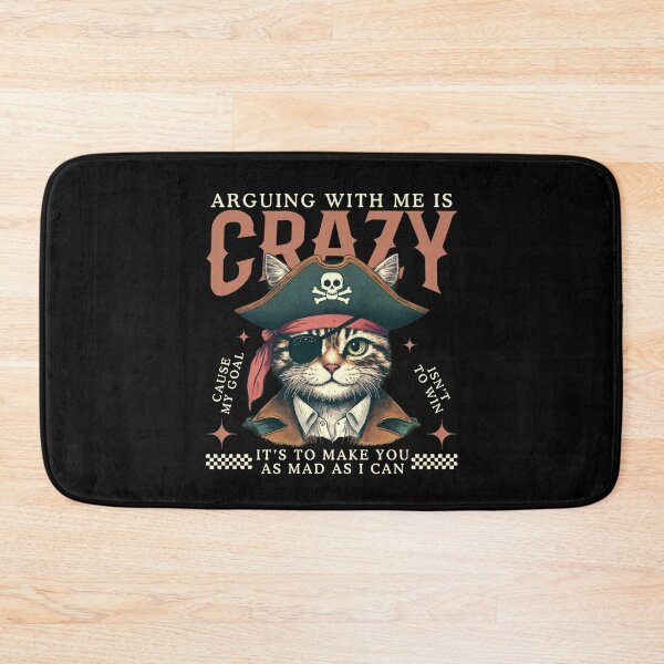 Item preview, Arguing Pirate cat  designed and sold by Peerless-Prime.