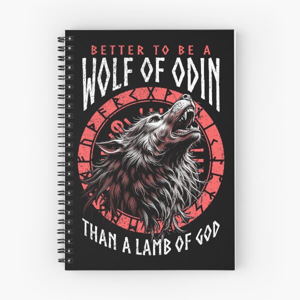 Item preview, Wolf Of Odin Lamb Of God Viking Norse Mythology Compass designed and sold by GrandeDuc.