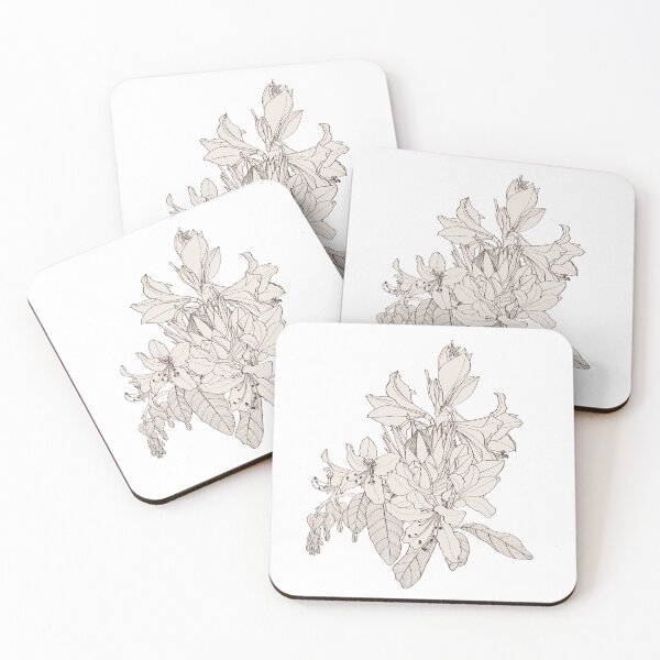 Item preview, Pastel line floral composition with line troical plants and leaves. designed and sold by MatyKotiv.