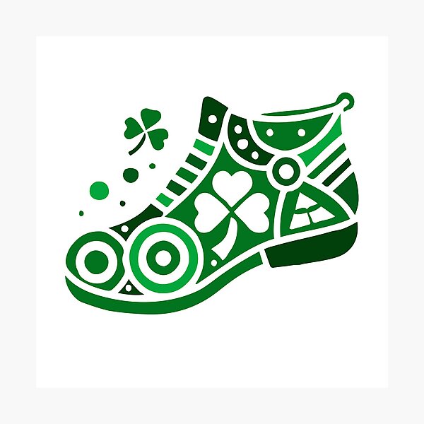 Item preview, "Lucky Leprechaun Boot" - St. Patrick’s Day Festive Design designed and sold by Artticadesigns.