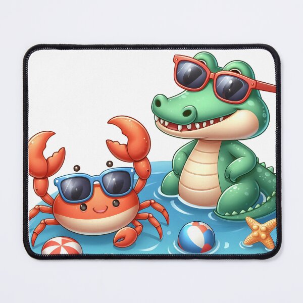 Item preview, Good Vibes with Duo Bestie Croco & Craby Set 2: Summer Vibes designed and sold by ifashaman I&B Digi-Arts.