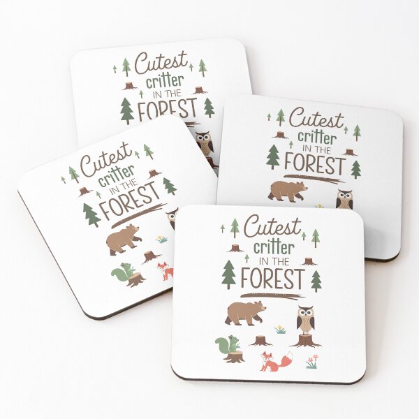 Item preview, Cutest Critter in the Forest Woodland Animals Design designed and sold by JoelFox165.
