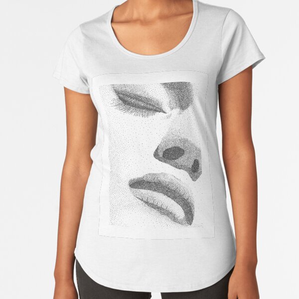 Item preview, Portrait of a woman with closed eyes designed and sold by bullesensuelle.