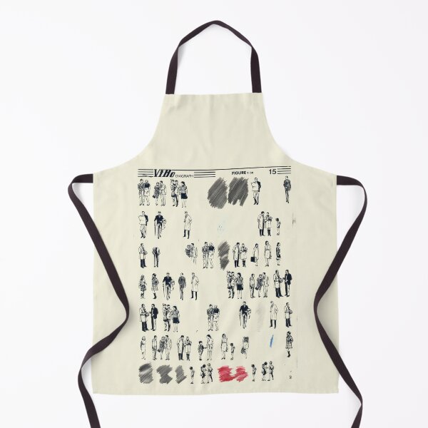 Item preview, Vintage VIBO Diagraph Transfer Sheet – Mid-Century Architectural Figures designed and sold by ChickenFund.