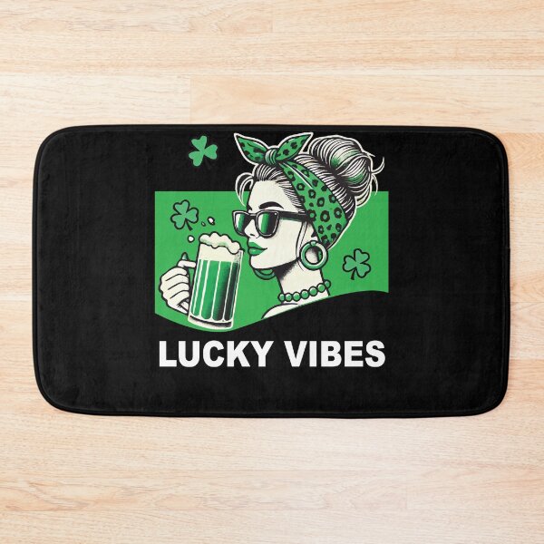 Item preview, St. Patrick's Day Lucky Vibes Kleeblatt designed and sold by LuminOrb.