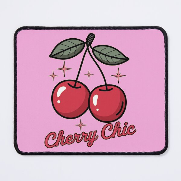 Item preview, Cherry Chic Pop Art - Bold Red Cherry Design with Retro Typography designed and sold by Kashear.