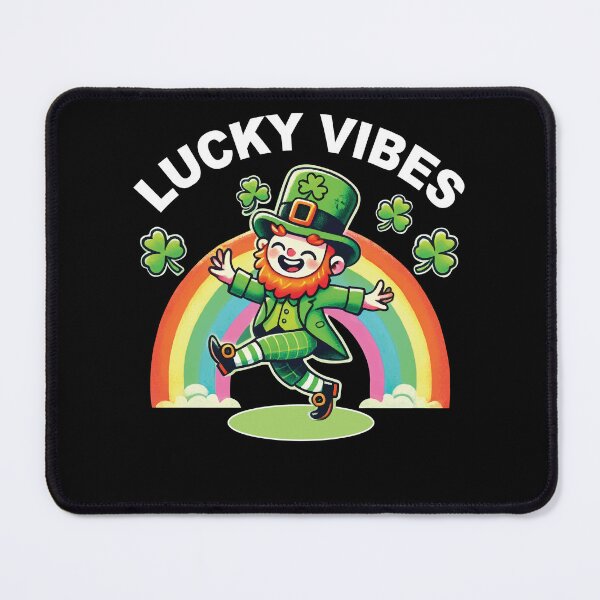 Item preview, Lucky Vibes St. Patricks Day Regenbogen designed and sold by LuminOrb.