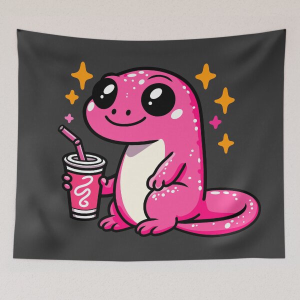 Item preview, Lizard with soda designed and sold by Delidream.
