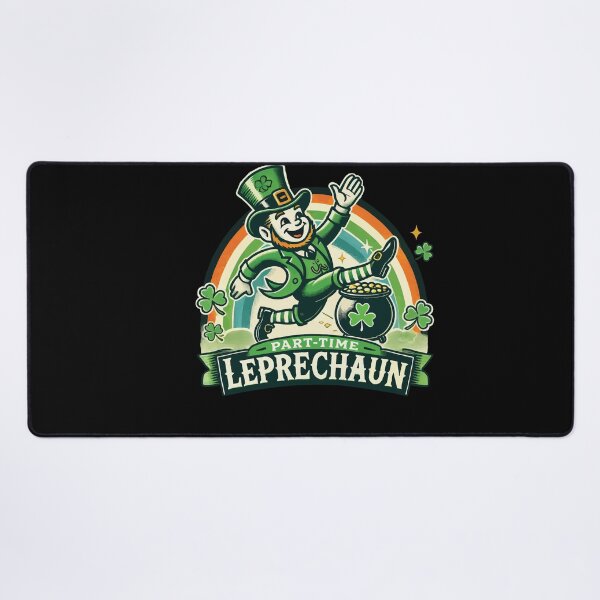Item preview, St. Patrick's Day Part-time Leprechaun designed and sold by LuminOrb.