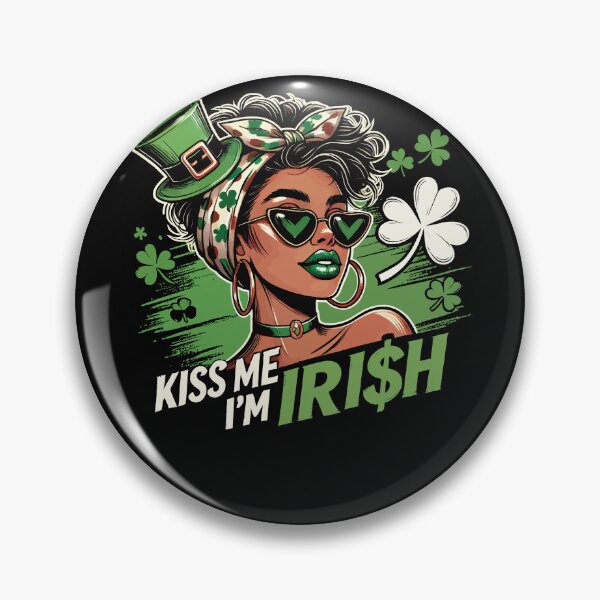 Item preview, St. Patrick's Day Kiss Me I'm Irish Design designed and sold by LuminOrb.