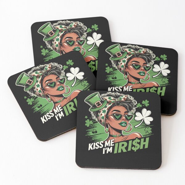 Item preview, St. Patrick's Day Kiss Me I'm Irish Design designed and sold by LuminOrb.