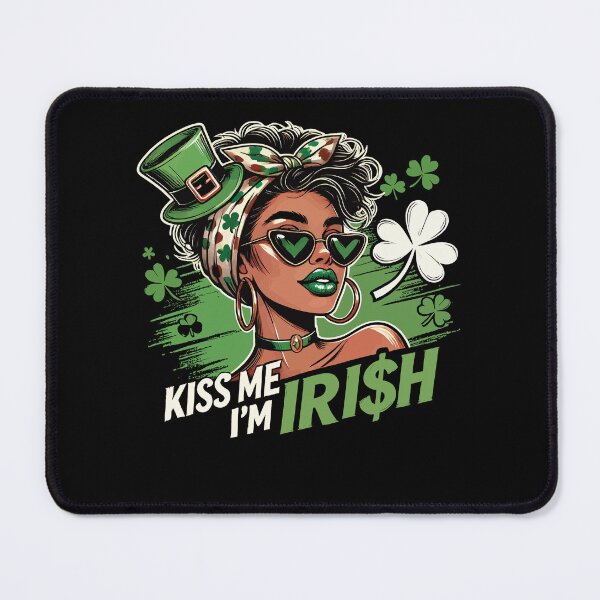 Item preview, St. Patrick's Day Kiss Me I'm Irish Design designed and sold by LuminOrb.