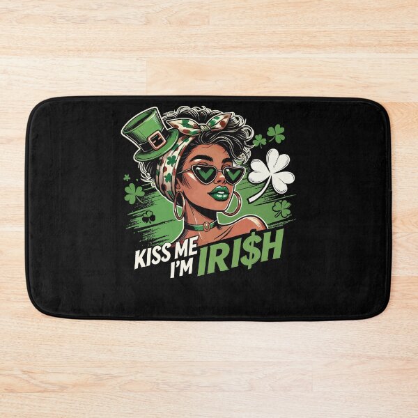 Item preview, St. Patrick's Day Kiss Me I'm Irish Design designed and sold by LuminOrb.
