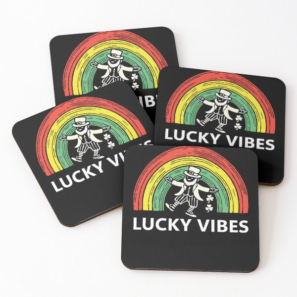 Item preview, Happy Vibes St. Patrick's Day Regenbogen designed and sold by LuminOrb.