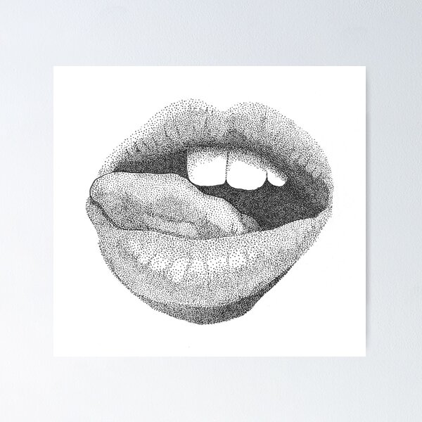Item preview, Greedy mouth and tongue designed and sold by bullesensuelle.