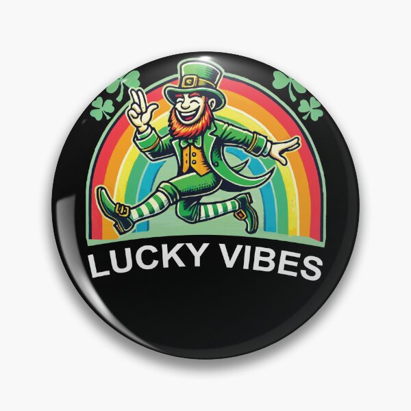 Item preview, St. Patrick's Day Lucky Vibes Rainbow designed and sold by LuminOrb.