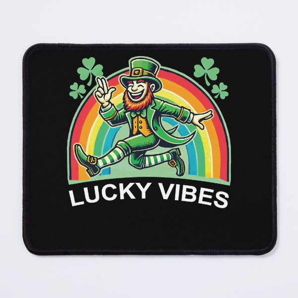 Item preview, St. Patrick's Day Lucky Vibes Rainbow designed and sold by LuminOrb.