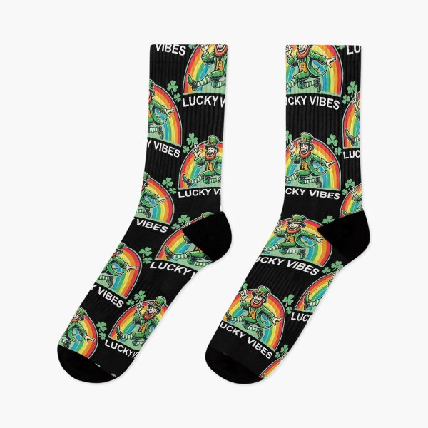 Item preview, St. Patrick's Day Lucky Vibes Rainbow designed and sold by LuminOrb.
