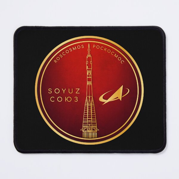 Item preview, Soyuz (Roscosmos) Badge: Red & Gold designed and sold by BGALAXY.