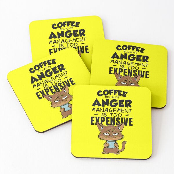 Item preview, coffee because anger management is too expensive designed and sold by AdrianShirt.