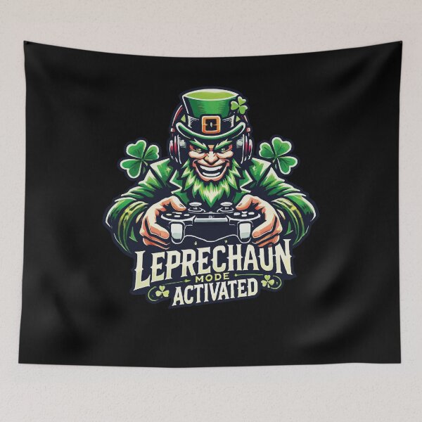 Item preview, St. Patrick's Day Leprechaun Mode Activates Gaming designed and sold by LuminOrb.