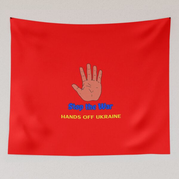 Item preview, Stop War - Hands Off Ukraine designed and sold by Echo Aesthetics.