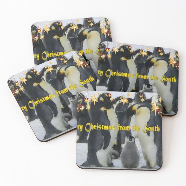 Item preview, Emperor penguins Xmas Greetings from South pole designed and sold by Helios Be. Lavsh.