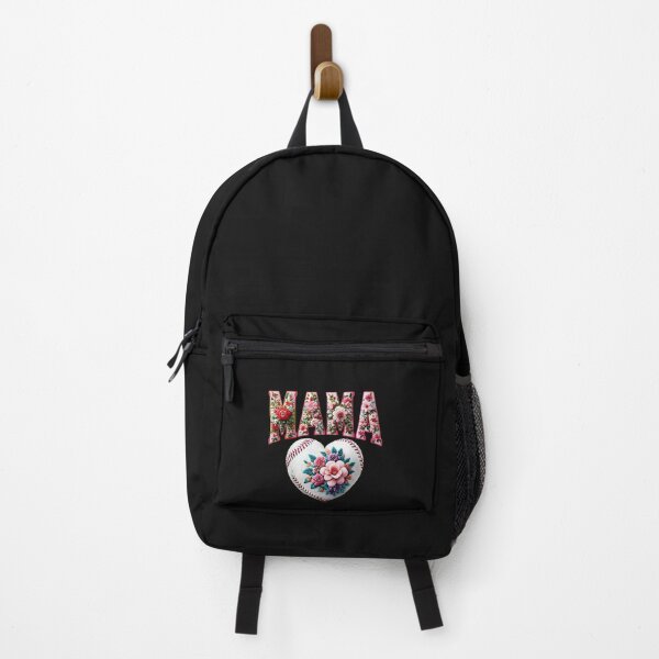 Item preview, Baseball Mama - Floral Embroidery Letters | Sporty & Elegant Design, designed and sold by CRAZY&ART.