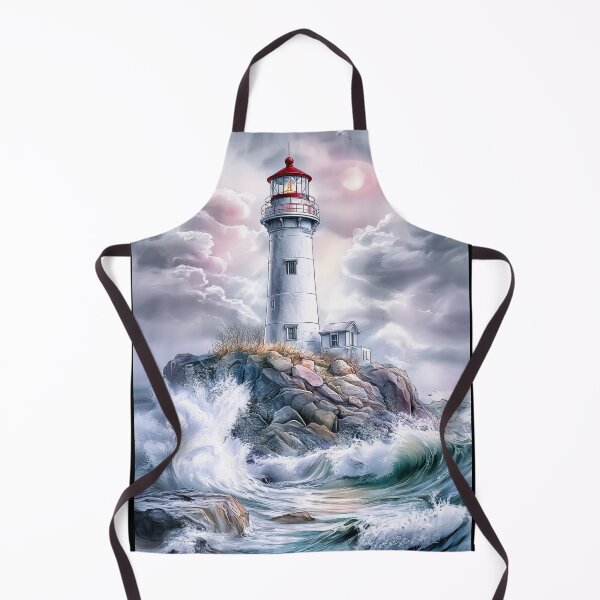 Aperçu de l'œuvre Phare sur la côte rocheuse créée et vendue par PetsArt.