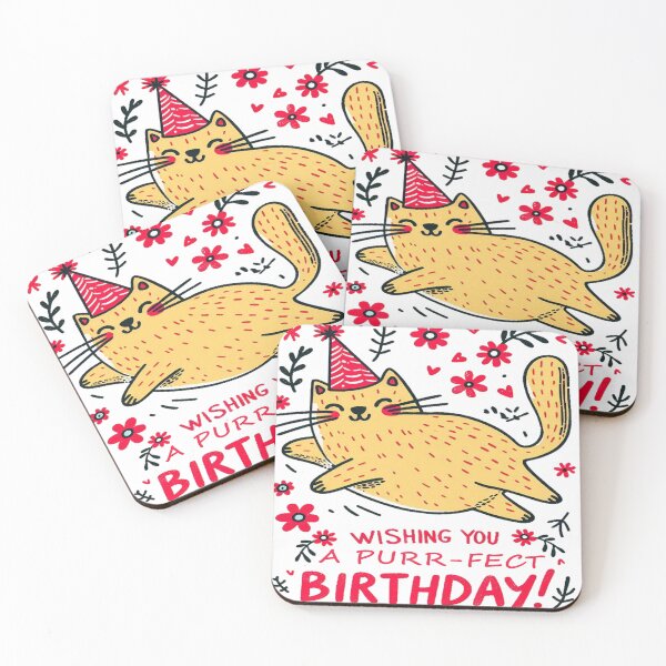 Item preview, Cat Birthday designed and sold by erkinmaddison.