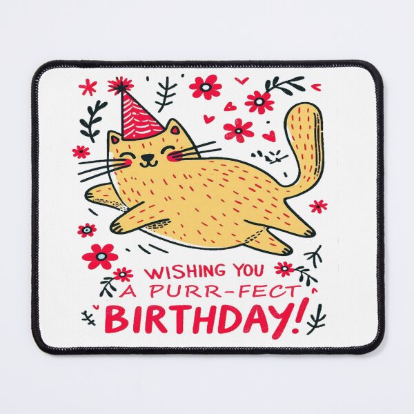 Item preview, Cat Birthday designed and sold by erkinmaddison.