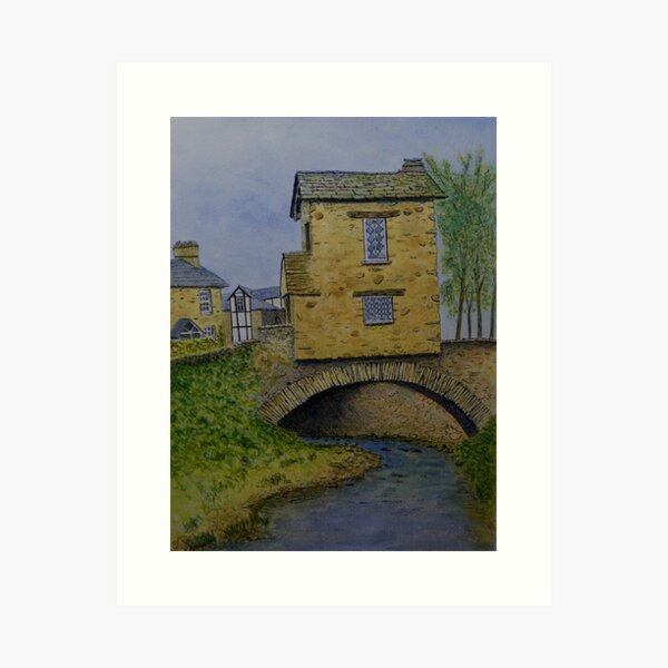 Item preview, Bridge House, Ambleside in Watercolour designed and sold by SeanSmithArt.