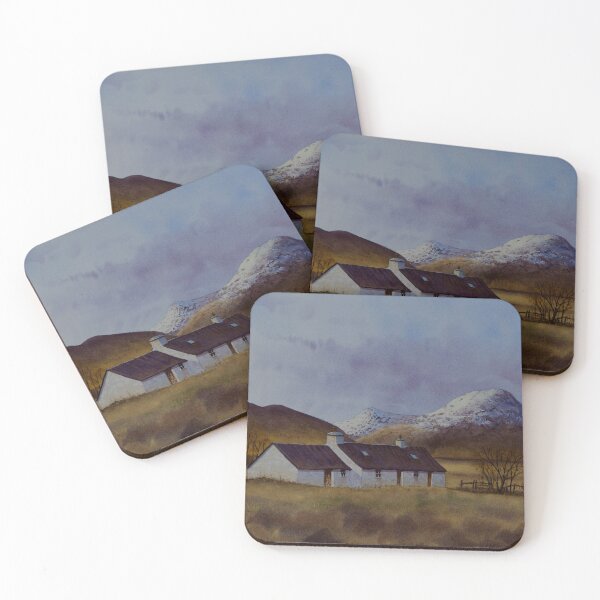 Item preview, Black Rock Cottage, Glen Coe Scotland in Watercolour designed and sold by SeanSmithArt.