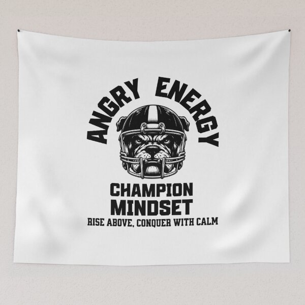 Item preview, Angry Energy, Champion Mindset, Unique designed and sold by villacreativa.