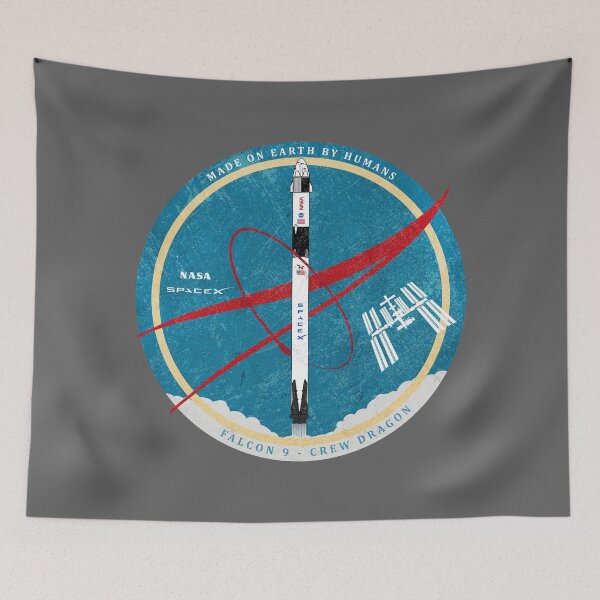 Item preview, SpaceX: Falcon 9-Crew Dragon (Made On Earth by Humans) designed and sold by BGALAXY.