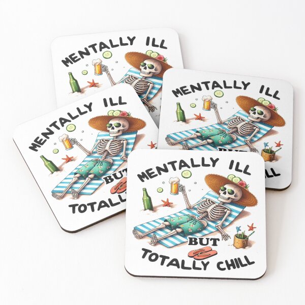 Item preview, Mental Health Funny, Totally Chill Mental Health Funny  designed and sold by erkinmaddison.