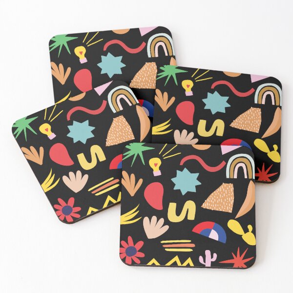Item preview, Colorful Abstract Summer Vibes - Retro Aesthetic Design designed and sold by TheBeeKindSpace.