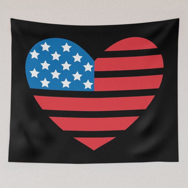 Item preview, American Flag Heart designed and sold by PaulSDesign.