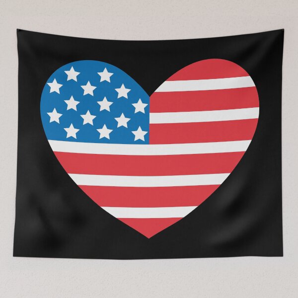 Item preview, American Flag Heart designed and sold by PaulSDesign.
