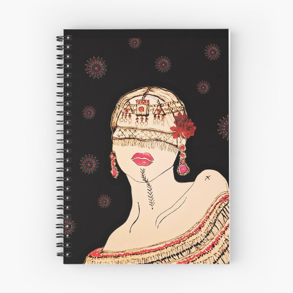 Item preview, Amazigh woman illustration designed and sold by Sketch Box .