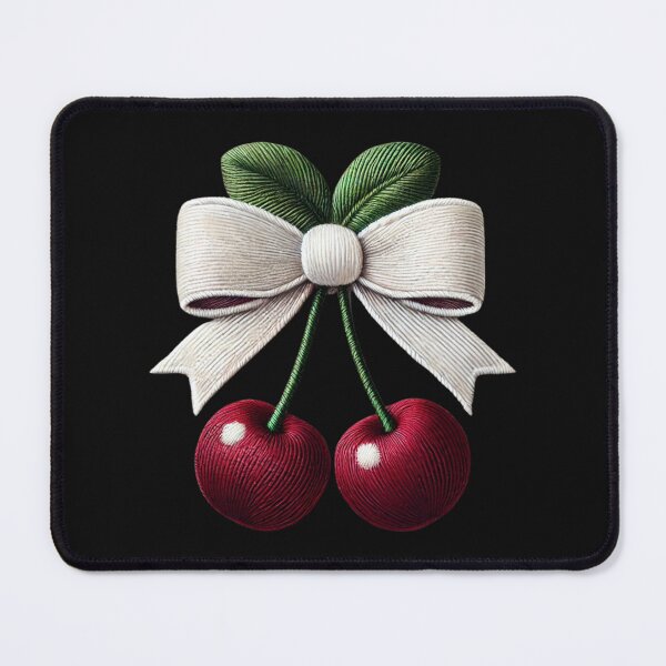 Item preview, Cherry Special - Faux Embroidery Cherries Design designed and sold by CRAZY&ART.