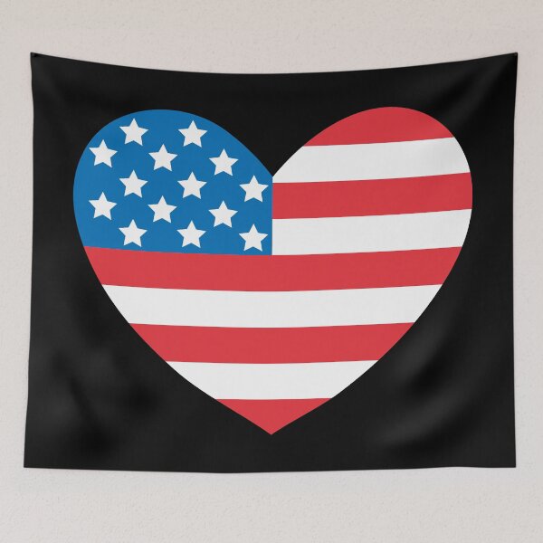 Item preview, American Flag Heart designed and sold by PaulSDesign.