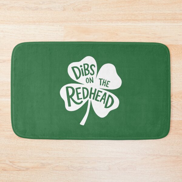 Item preview, Dibs on the Redhead Funny St. Patrick’s Four Leaf Clover Shamrock designed and sold by w1ckerman.