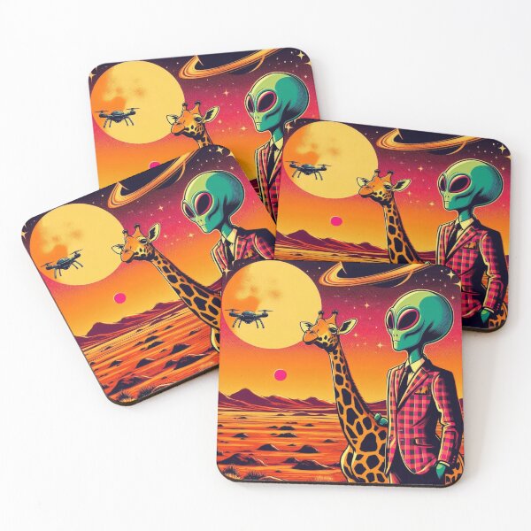 Item preview, Giraffe and alien designed and sold by Dogandesighn.