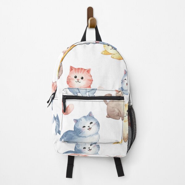 Item preview, Colorful Cat Fabric Pattern designed and sold by lotus2lin.