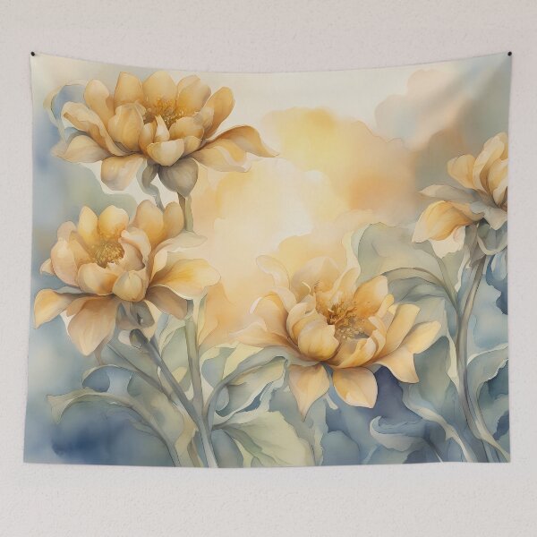 Item preview, Yellow Flowers at Dawn designed and sold by CalmnessbyChoice.