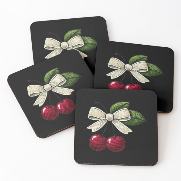Item preview, Cherry Special - Faux Embroidery Cherries Design designed and sold by CRAZY&ART.